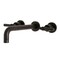 Kingston Brass Roman Tub Faucet, Oil Rubbed Bronze, Wall Mount KS8025ML - alternate 1